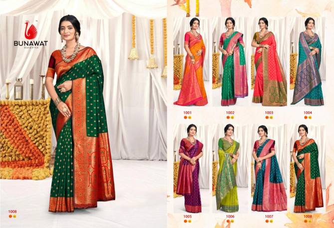 Vindhya By Bunawat Silk Designer Wedding Saree Suppliers In India
